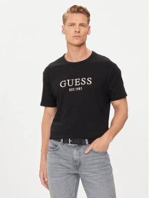 Guess T-Shirt M4YI17 I3Z14 Czarny Regular Fit