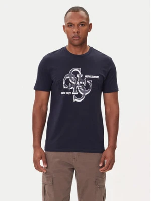 Guess T-Shirt M5BI72 I3Z14 Niebieski Slim Fit