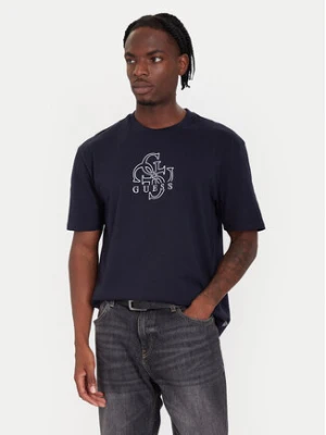 Guess T-Shirt M5BI76 I3Z14 Niebieski Relaxed Fit