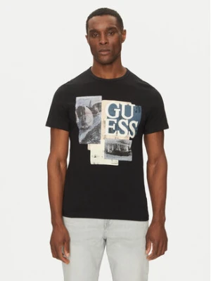 Guess T-Shirt M5GI04 I3Z14 Czarny Slim Fit