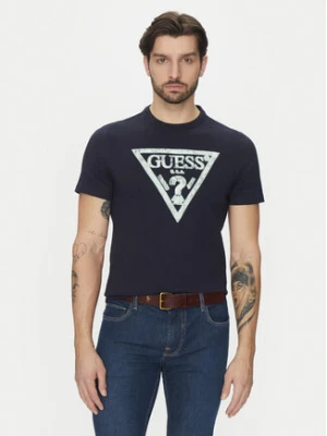 Guess T-Shirt M5GI06I3Z14 Granatowy Classic Fit
