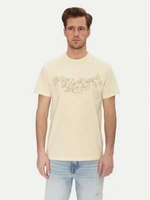 Guess T-Shirt M5GI17 K8FQ4 Beżowy Regular Fit