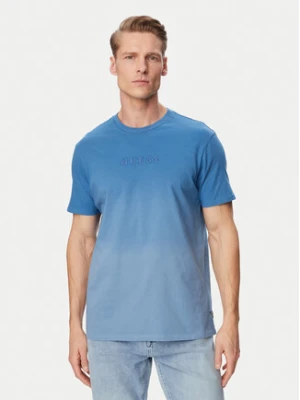 Guess T-Shirt M6GI29 K3258 Niebieski Regular Fit