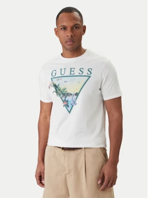 Guess T-Shirt M6GI49 K3584 Biały Reglan Fit
