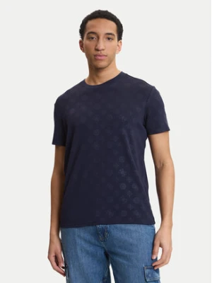 Guess T-Shirt M6GP26 K3177 Granatowy Regular Fit