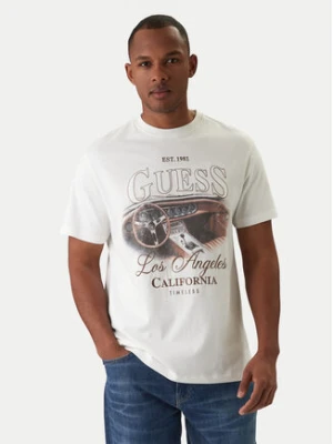 Guess T-Shirt M6RI13 K8FQ4 Écru Regular Fit