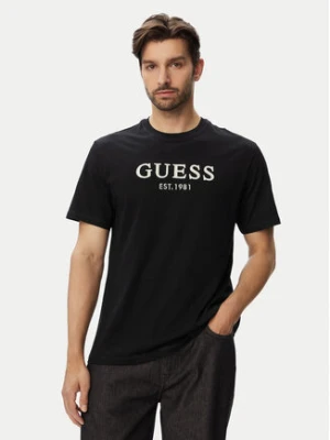Guess T-Shirt M6YI41 K4227 Czarny Regular Fit