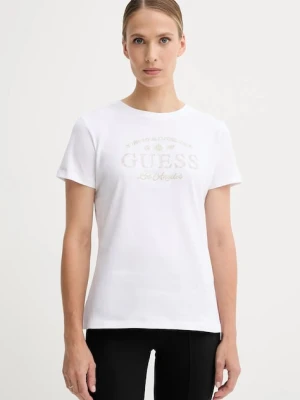 Guess t-shirt MARINA damski kolor biały V5YI13 J1314