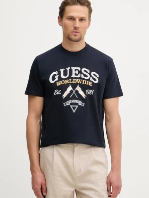 Guess t-shirt męski bawełniany