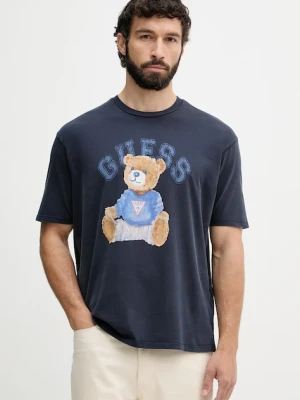 Guess T-shirt męski bawełniany