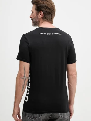 Guess t-shirt męski bawełniany z elastanem LIAM