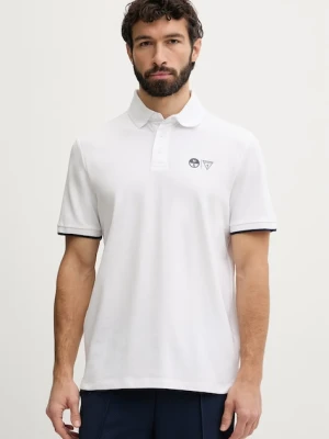 Guess t-shirt męski bawełniany z elastanem x North Sails