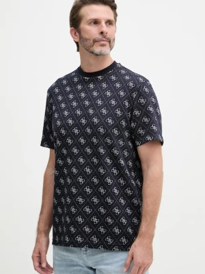 Guess t-shirt męski z bawełną