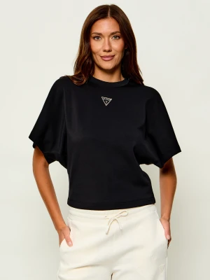 GUESS T-shirt Morgana | Relaxed fit czarny