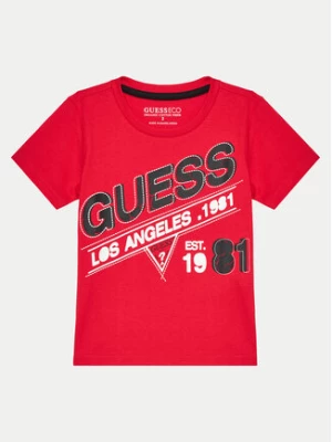 Guess T-Shirt N4BI10 I3Z14 Czerwony Regular Fit