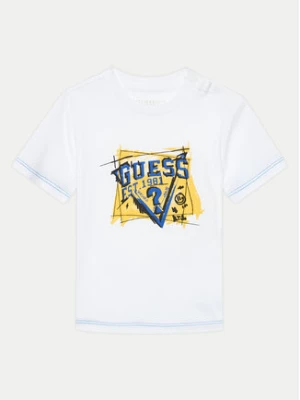 Guess T-Shirt N4YI00 K8HM4 Biały Regular Fit