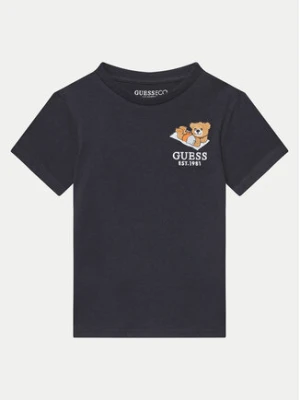 Guess T-Shirt N5GI08 K8HM4 Niebieski Regular Fit