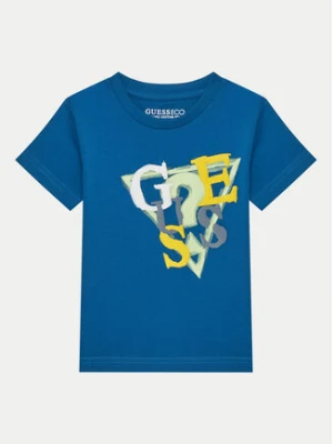 Guess T-Shirt N5GI10 K8HM4 Niebieski Regular Fit