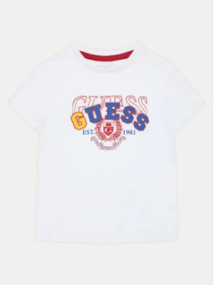 Guess T-Shirt N5RI00 K8HM4 Biały Regular Fit