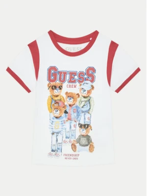 Guess T-Shirt N5RI04 K8HM4 Biały Regular Fit