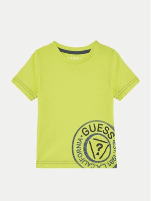 Guess T-Shirt N5RI15 K8HM4 Zielony Regular Fit