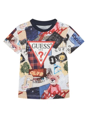 Guess T-Shirt N5YI04 K8HM4 Kolorowy Regular Fit