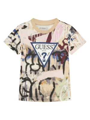 Guess T-Shirt N5YI04 K8HM4 Kolorowy Regular Fit