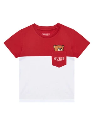 Guess T-Shirt N5YI11 K8HM4 Czerwony Regular Fit