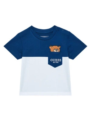 Guess T-Shirt N5YI11 K8HM4 Niebieski Regular Fit