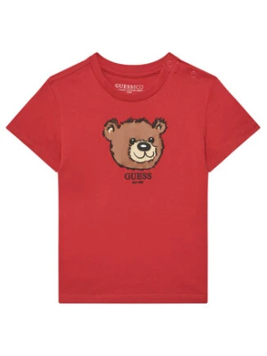 Guess T-Shirt N5YI16 K8HM4 Czerwony Regular Fit