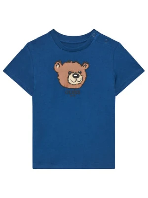 Guess T-Shirt N5YI16 K8HM4 Granatowy Regular Fit