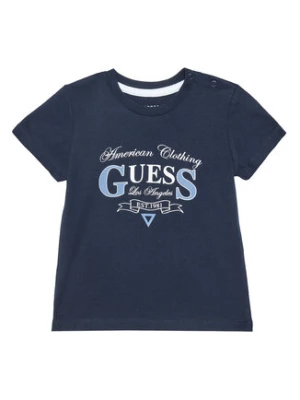 Guess T-Shirt N5YI20 K8HM4 Granatowy Regular Fit