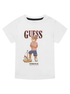 Guess T-Shirt N6GI04 K8HM4 Biały Regular Fit