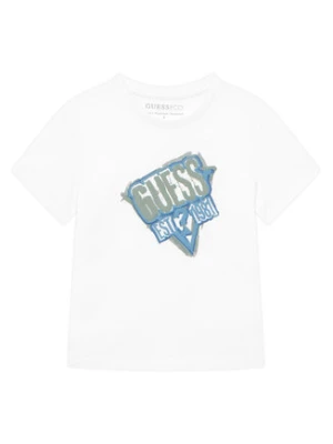 Guess T-Shirt N6GI14 K8HM4 Biały Regular Fit