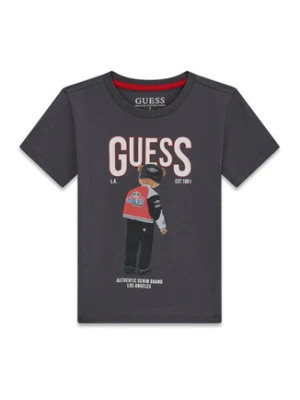 Guess T-Shirt N6RI05 K8HM4 Szary Regular Fit