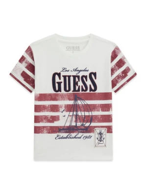 Guess T-Shirt N6RI15 K6XN1 Biały Regular Fit