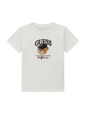 Guess T-Shirt N6YI13 K3801 Biały Regular Fit