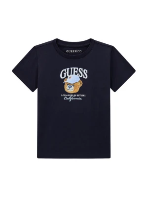 Guess T-Shirt N6YI13 K3801 Granatowy Regular Fit