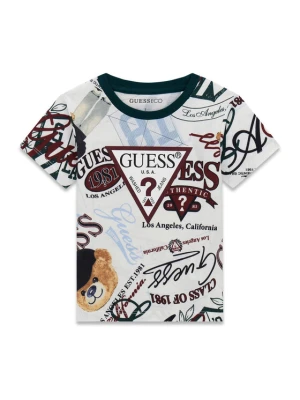Guess T-Shirt N6YI21 K3876 Biały Regular Fit