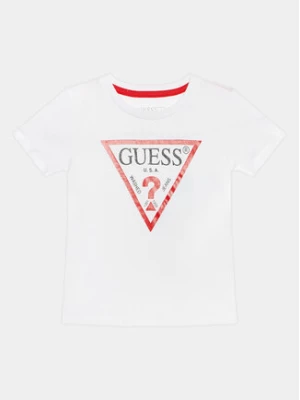 Guess T-Shirt N73I55 K8HM0 Biały Regular Fit
