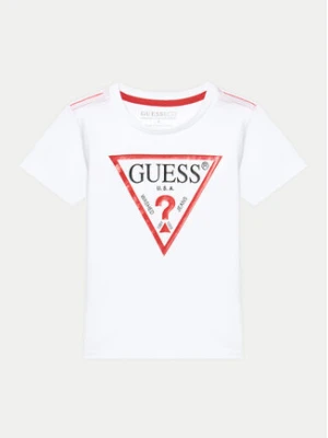 Guess T-Shirt N73I55 K8HM0 Biały Regular Fit