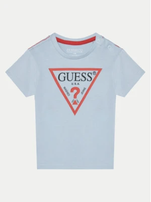 Guess T-Shirt N73I55 K8HM0 Błękitny Regular Fit