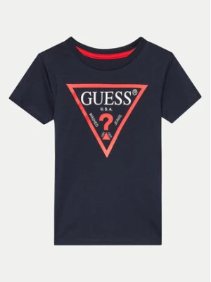 Guess T-Shirt N73I55 K8HM0 Granatowy Regular Fit