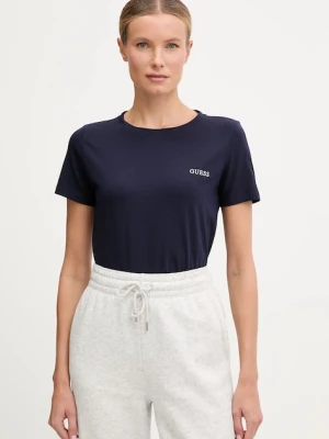 Guess t-shirt NEW COLETTE damski kolor granatowy V5BI00 J1314