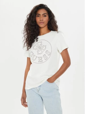 Guess T-Shirt Noemie V4YI03 KCB61 Biały Regular Fit