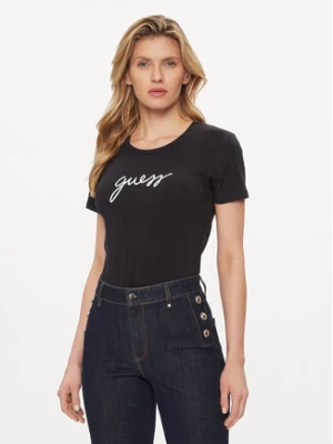 Guess T-Shirt O4RM09 KBBU1 Czarny Regular Fit