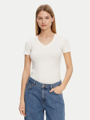 Guess T-Shirt O5GI00 KBBU1 Écru Boxy Fit
