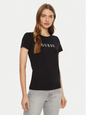 Guess T-Shirt O5RI01 KBBU1 Czarny Slim Fit