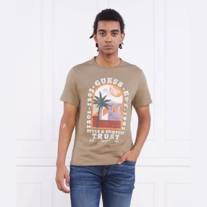 GUESS T-shirt PALM WINDOW | Slim Fit