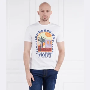 GUESS T-shirt PALM WINDOW | Slim Fit